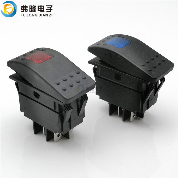 直销游艇房车改装开关RK1-06 船型开关 翘板开关 汽车防水开关