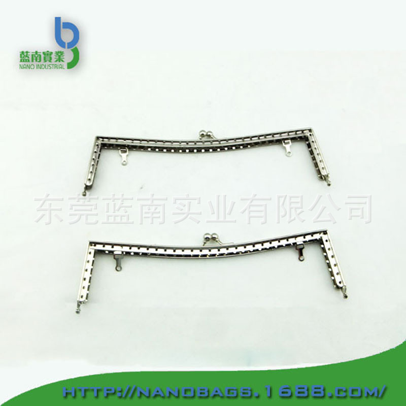 厂家直销精品针孔夹，直角铰，凹腰铰2分半珠双耳 手袋五金铰