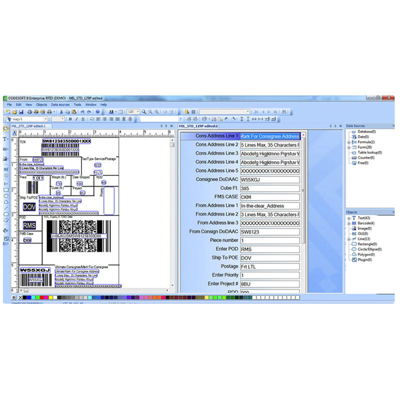Teklynx Codesoftרҵ����ҵ������������������ǩ�༭��ӡģ��