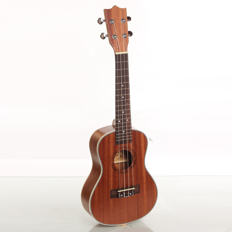 Ukulele 23 pulgadas principiante entrada pequeña guitarra piano estudiante niños adulto macho niña cubierta borde ukelele