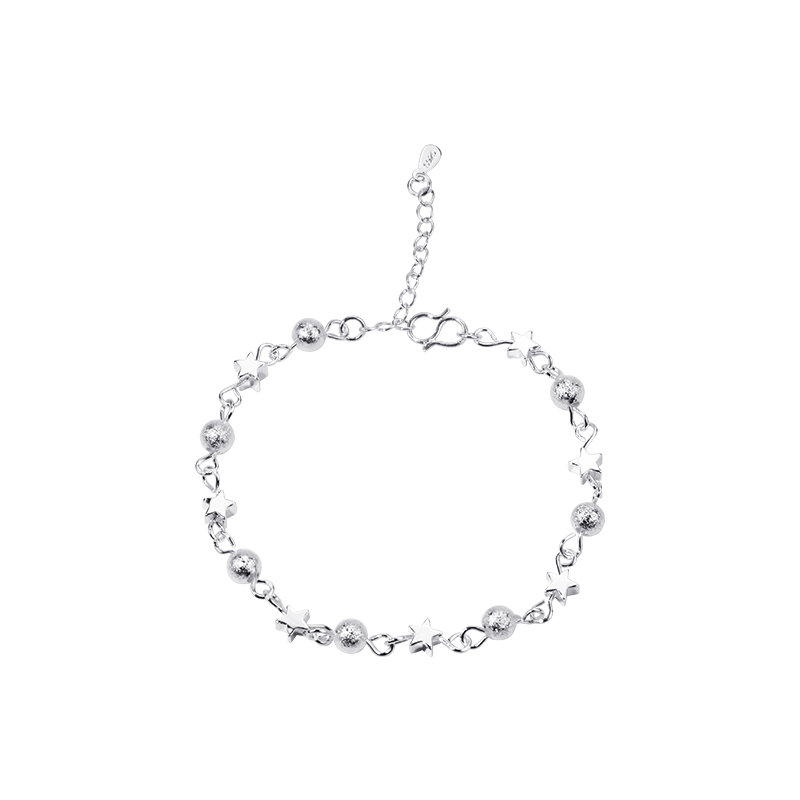 Bracciale stella in argento per donna gioiello minimalista_voghion.com