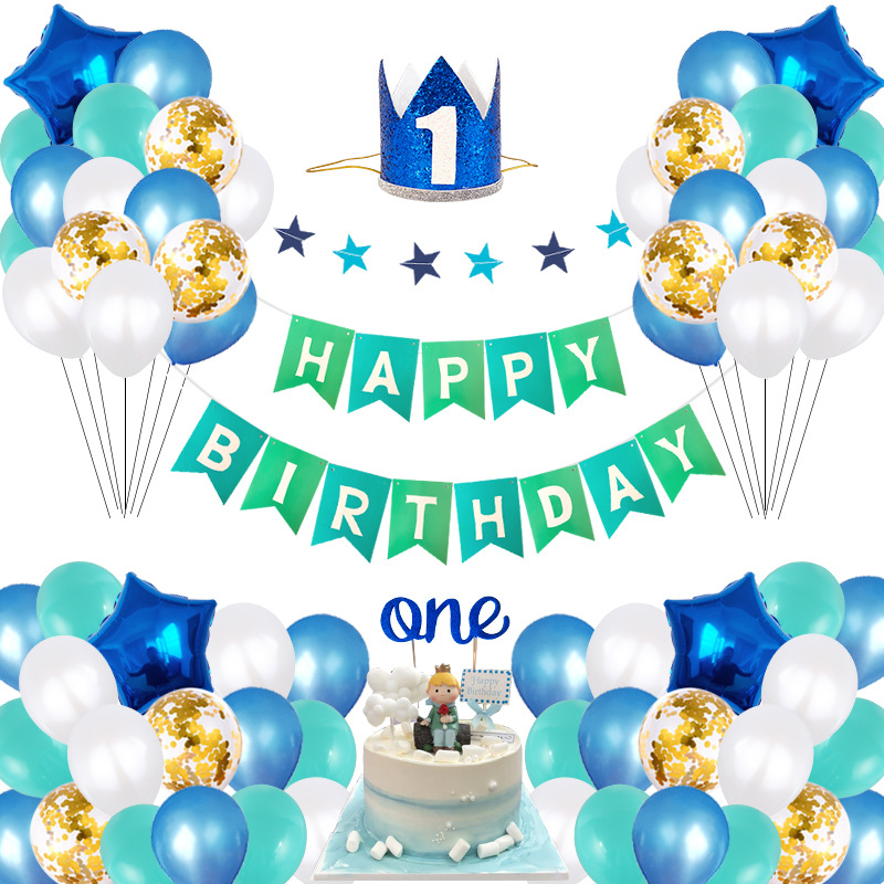 Amazon al por mayor traje de cumpleaños de papel europeo Bola de flores cola de pez bandera globo digital globo de lentejuelas de 12 pulgadas