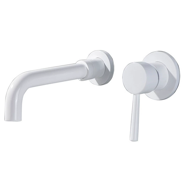 White potted tap of cold and cold water