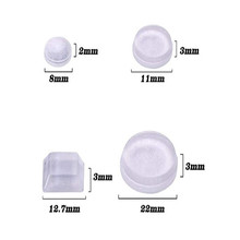 现货自粘橡胶黑色透明硅胶垫片硅胶脚垫防撞垫颗粒硅胶防滑垫防震