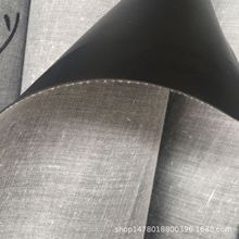 厂价现货直销白底单面磅布低发泡针纹消光纯胶PVC皮革