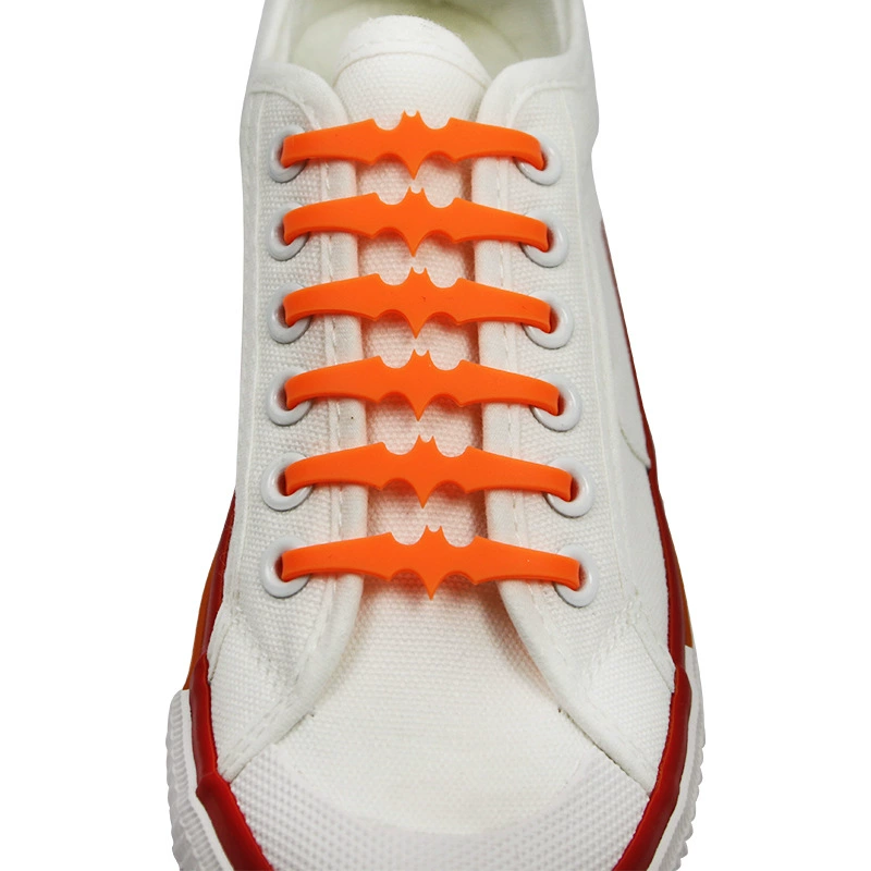 Amazon Creative Adult Elastic Bat Силиконовые ленивые шнурки Бесплатная педаль с галстуком Креативные шнурки оптом