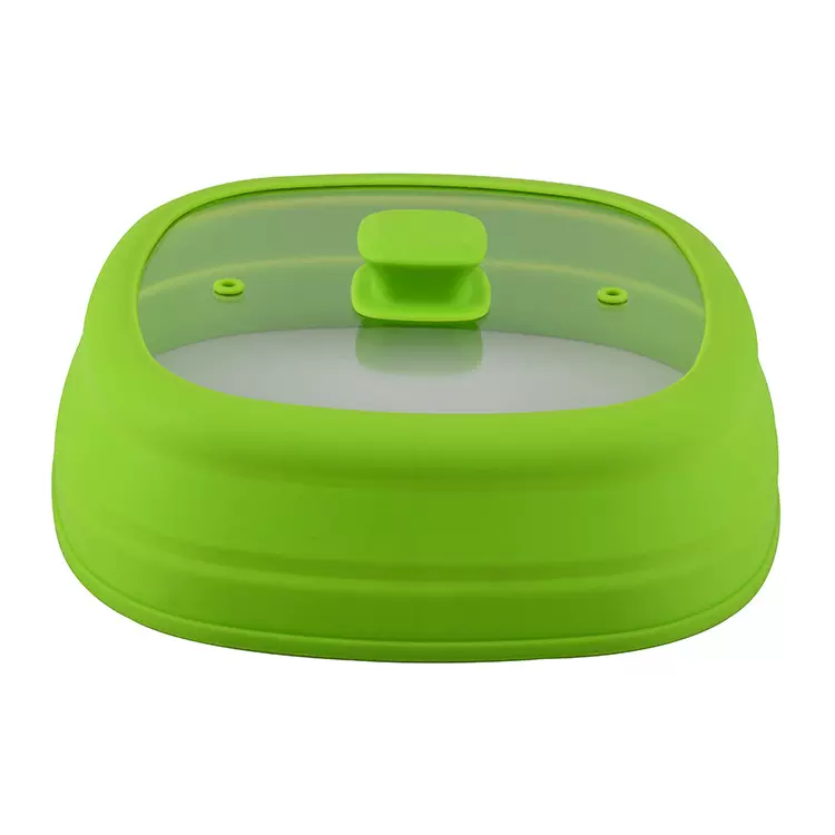 跨境专供 工厂直销 厨房用品耐高温硅胶玻璃锅盖JLP SG 270CM