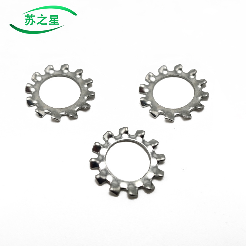 外锯齿垫圈外多齿锁紧垫圈止动垫圈M4M5M6M8M10M12M16M20
