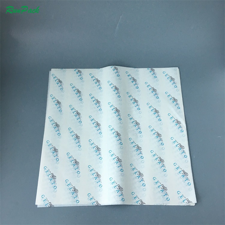 深圳厂家一次性防油纸食品包装烘焙汉堡外卖包装纸可印Logo