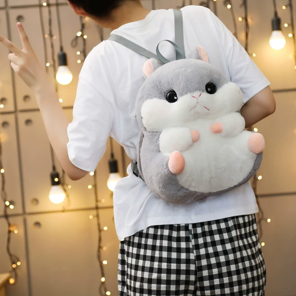 Gray Hamster (Backpack)