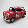 Small car model, coffee retro jewelry, European style, British style, nostalgia