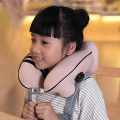 Hot Sale High-Speed Rail Airplane Adjustable Inflatable Pillow with Collapsible Travel Car, Press to Inflate U-Shaped Pillow for Wholesale