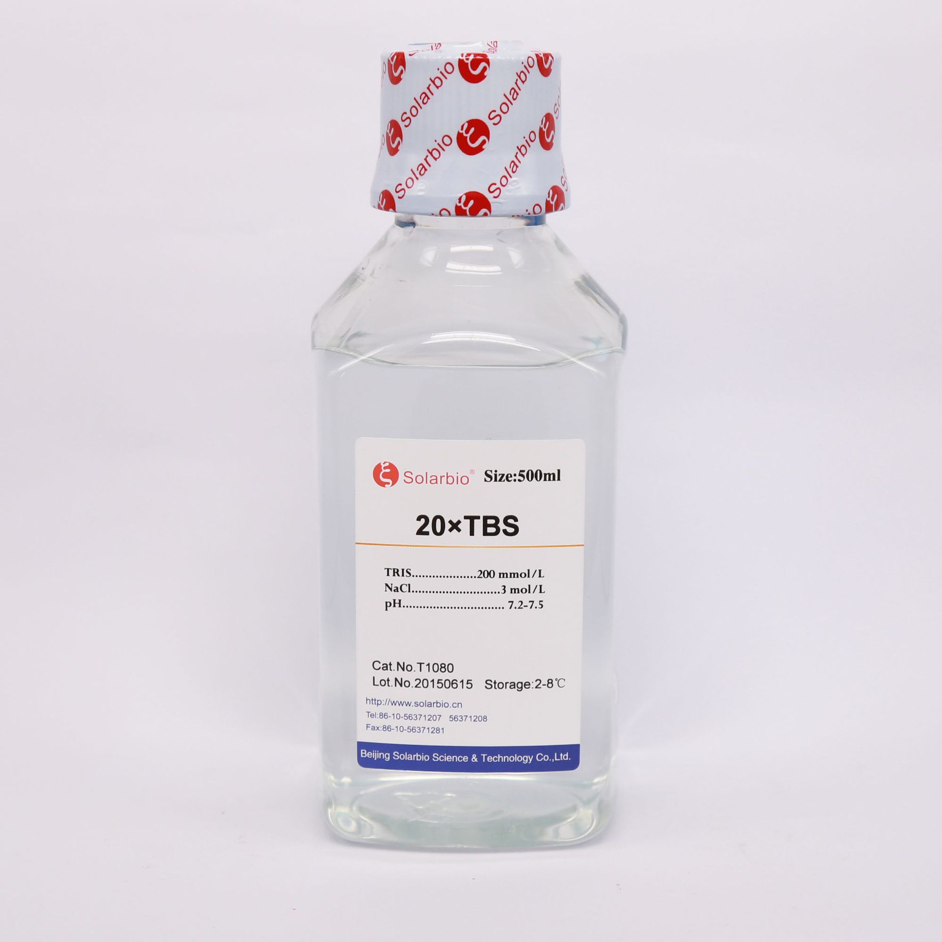 T1080 20×TBS  缓冲液 缓冲体系 科研用
