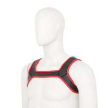 成人情趣男用束缚衣 舞台穿戴性用品 皮革绑带盔甲狗头套服饰外贸