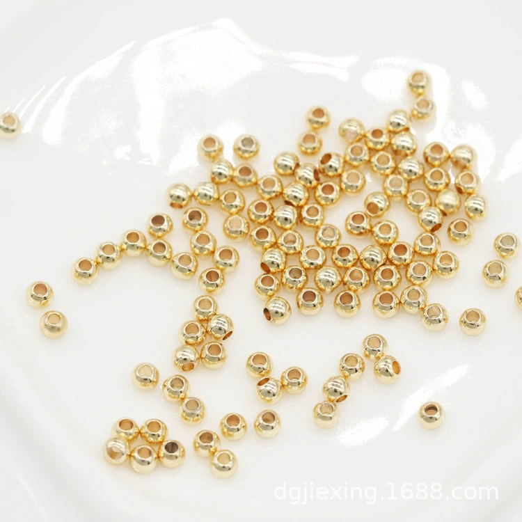 Accessory, glossy accessories, copper beads, DIY, 24 carat