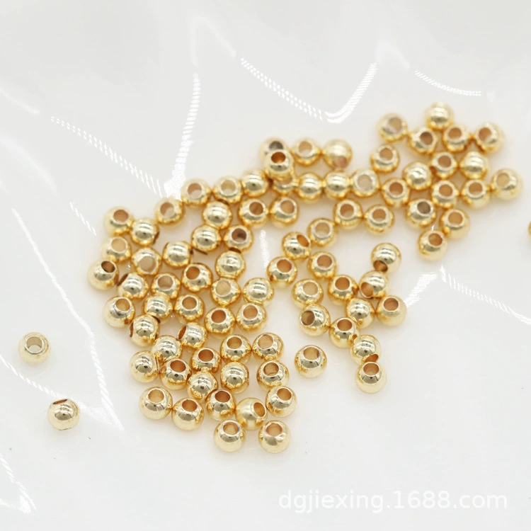 Accessory, glossy accessories, copper beads, DIY, 24 carat