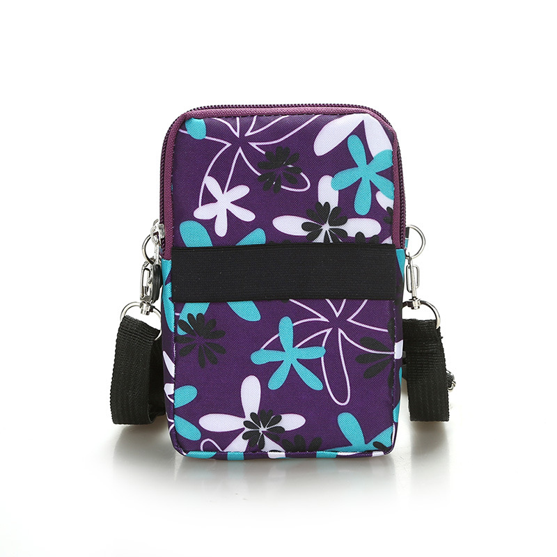 Bolso bandolera mini versátil y sencillo con estampado moderno, monedero pequeño para la muñeca, ideal para teléfonos móviles y moda transfronteriza.