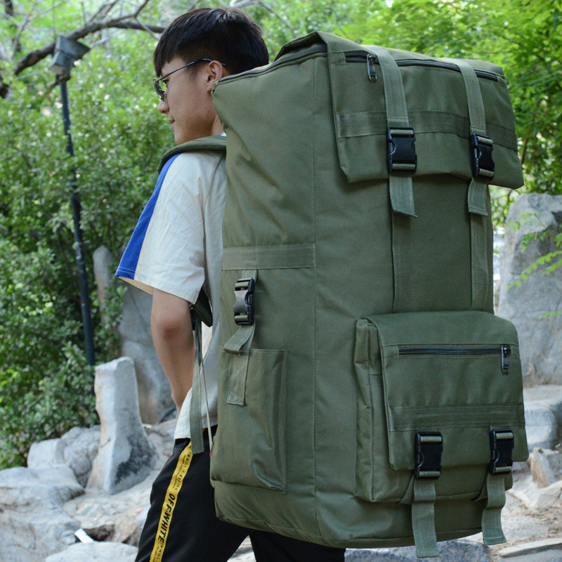 extra large capacious camouflage luggage backpack for traveling for…