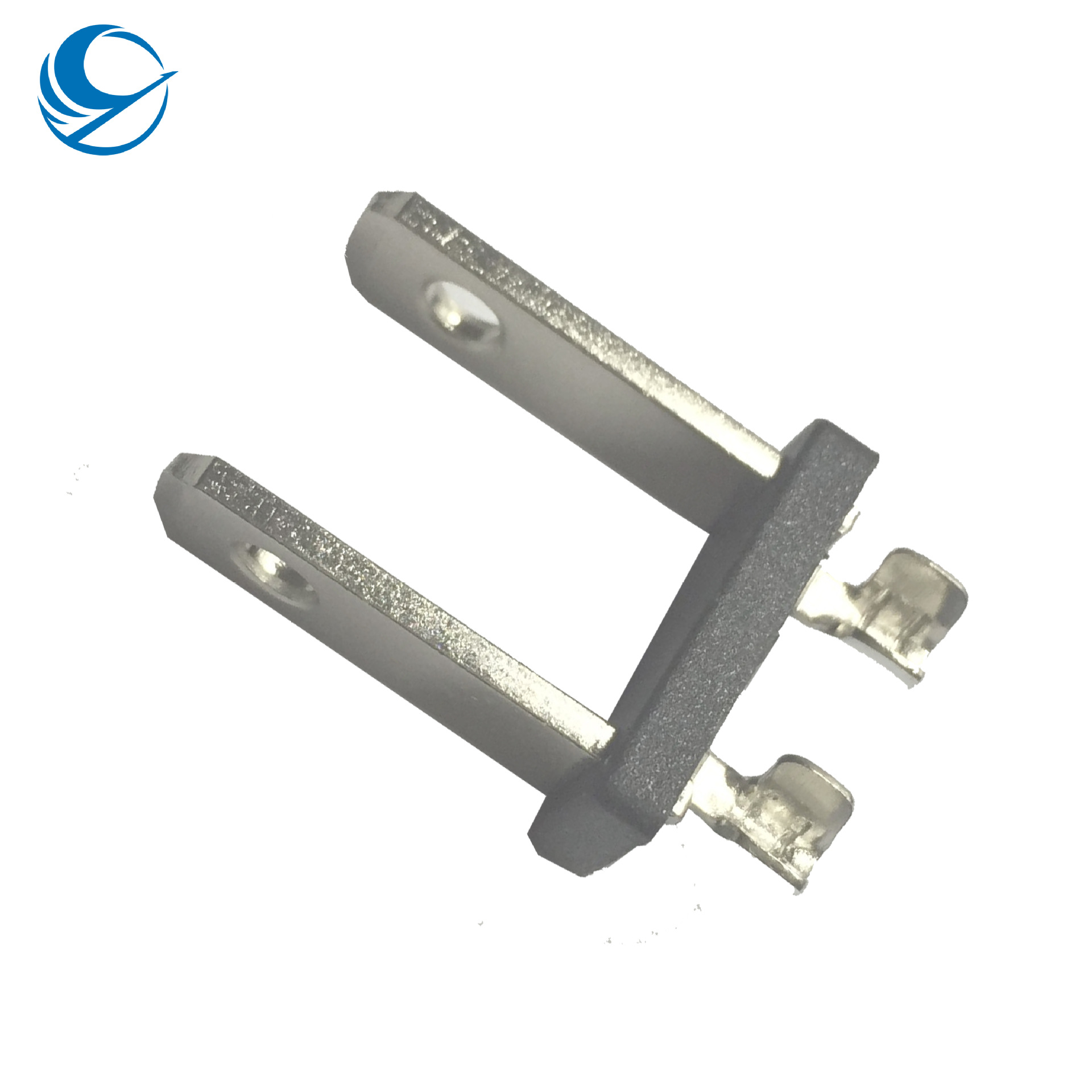 美规插头 美式一体式支架 插脚 美标两插左右片一体式内架