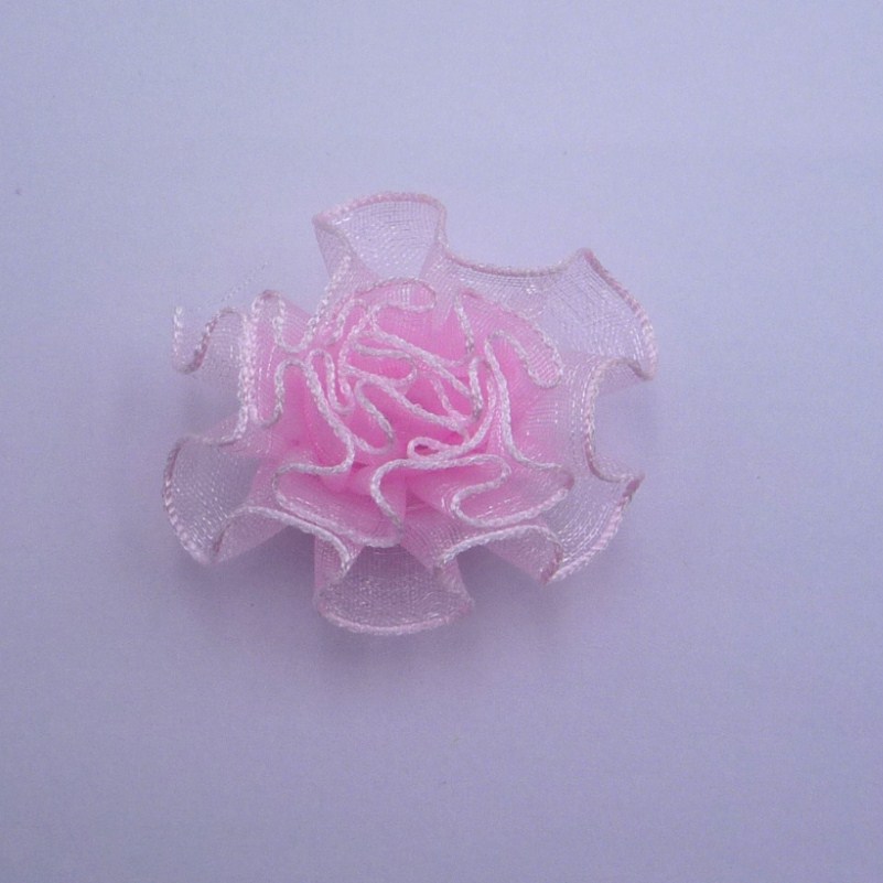 Spot 3cm handmade yarn with flower Carnation home textile decorative flower headdress hair accessories