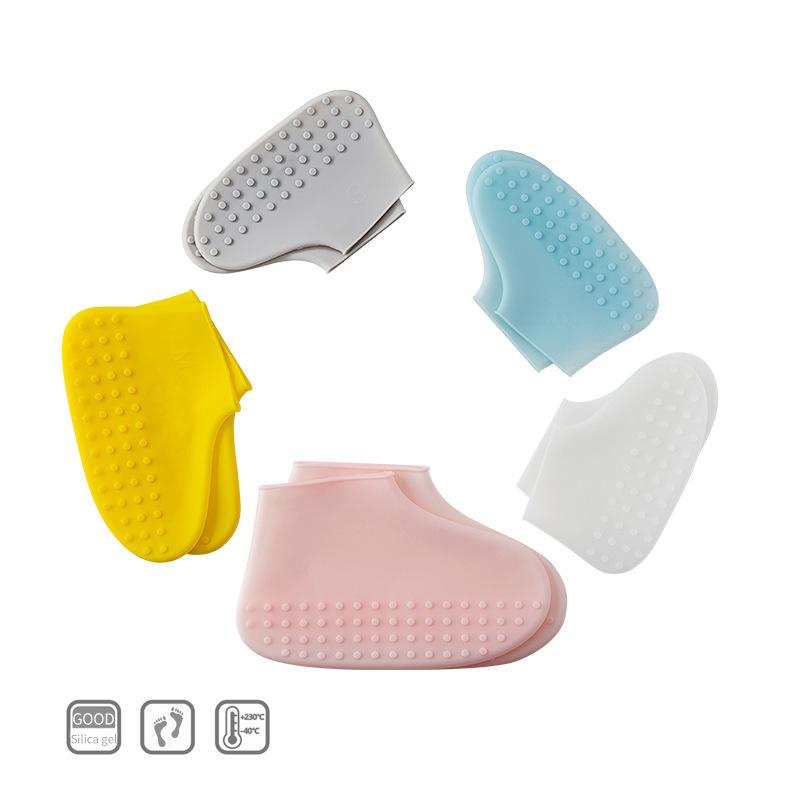 Cubierta de zapato de silicona portátil - Impermeable a lluvia, antideslizante, protectora contra polvo, para zapatillas de deporte y uso diario image 5