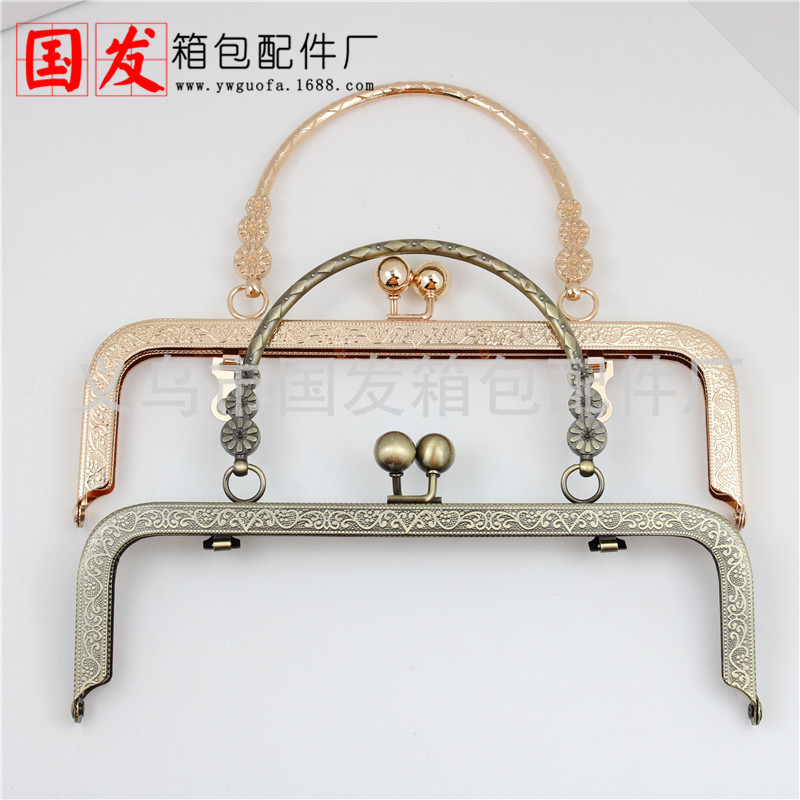 Especial [agujero de tornillo] 20cm relieve cuadrado de tres flores mano oro al por mayor mano oro 3 colores opcionales