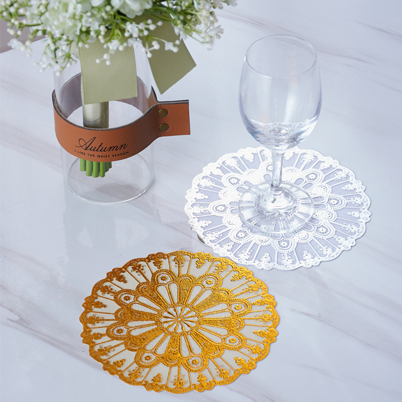 Coaster, Hot Stamping Placemat, Ktv Bar Ashtray Mat, Western Food Plate Mat, Tray Bowl Mat, Insulated Dining Table Mat, Insulated Mat