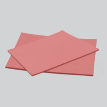 厂家供应粉红色导热硅胶片绝缘材料CPU散热硅橡胶