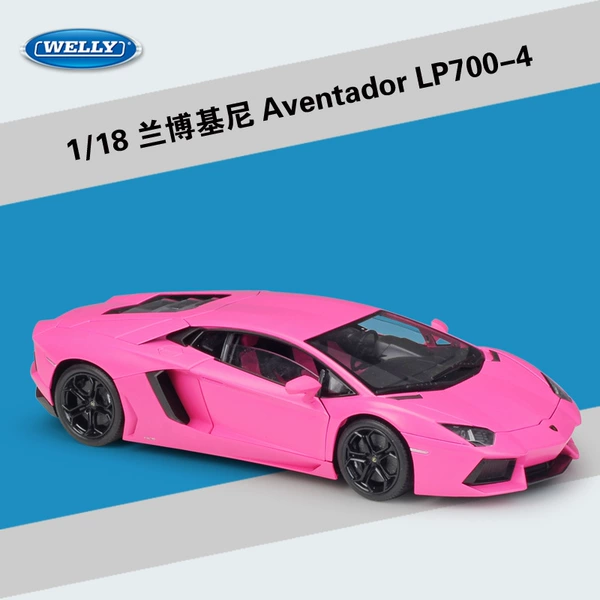 1/18 Lamborghini Aventador LP700-4 pink