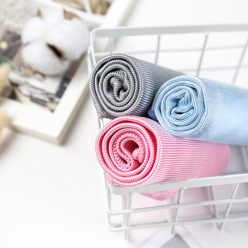 Manufacturer direct supply glass cleaning cloth home cleaning table wiping cloth does not shed hair no watermark cleaning cloth wine glass cloth