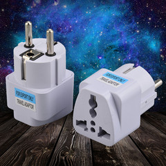 German standard conversion plug, European travel plug, France, South Korea, Russia, Indonesia power conversion plug