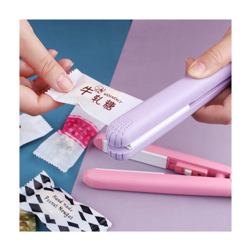 Small Home Mini Portable Toffee Sealing Machine Snack Snowflake Crisp Packaging Bag Sugar Paper Vacuum Sealing Machine Wholesale