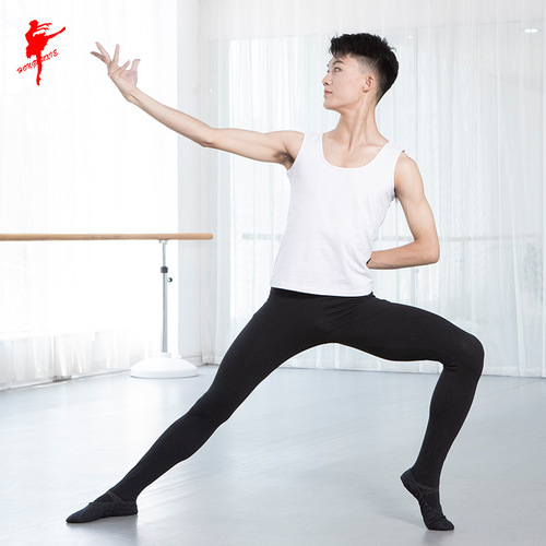 Red Dance Shoes Adult Dance Vest Fitness Body Training Clothes Men's Children's Exam Clothing 3830+38422