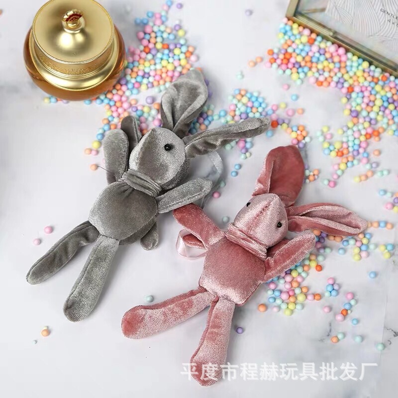 Factory wholesale wishing rabbit bouquet rabbit Korean velvet rabbit long leg rabbit doll plush toy wholesale pendant Factory wholesale wishing rabbit bouquet rabbit Korean velvet rabbit long leg rabbit doll plush toy wholesale pendant