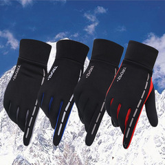 Cross-border autumn and winter men's gloves, Korean-style touch screen, warm, waterproof, anti-slip, outdoor sports, cycling gloves, cold and windproof