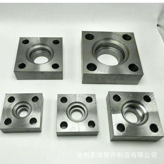 加工方形法兰片图纸定做异型碳钢法兰盘不锈钢法兰环带颈盲板