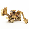 Wooden big car, bulldozer, model, toy, jewelry, wholesale