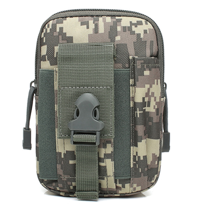 Bolso de la cintura de camuflaje táctico deportes al aire libre multi-funcional bolsa de correr hombres impermeable bolsa de teléfono móvil camping ciclismo bolsa de cintura