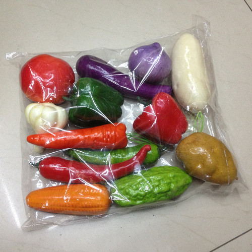 Plastic fake fruit 9cm, simulation fruit vegetable food photography props, preschool model, Yiwu handicrafts