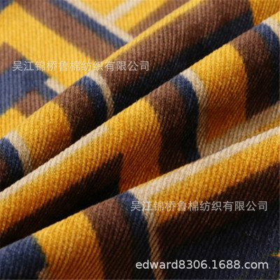 Cotton printing corduroy 28 Elastic force Flat flannel 214 Gilding Embossing washing 18 Pit Bubble Lamp 26w