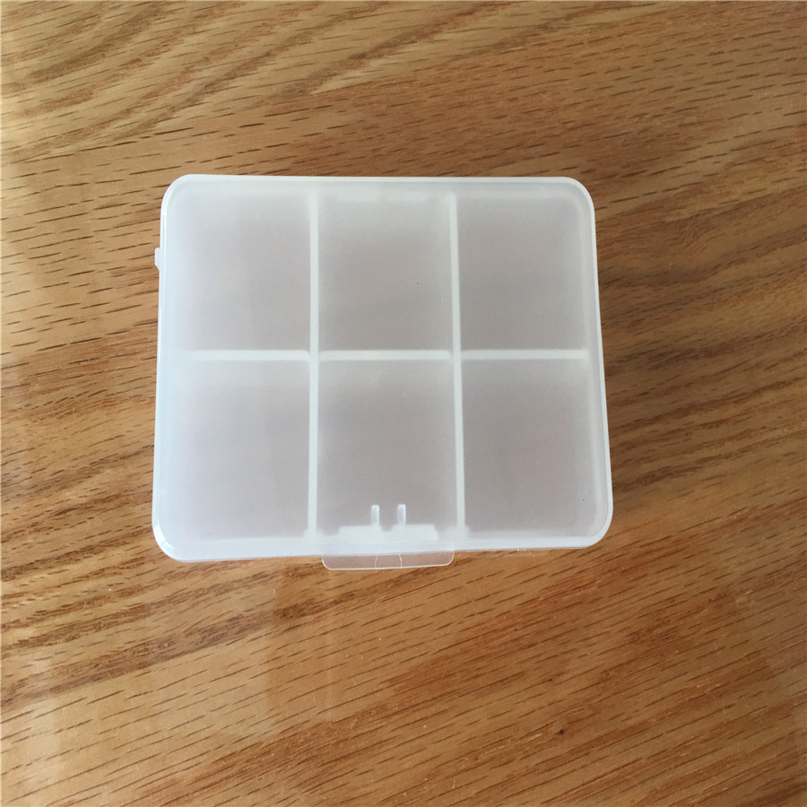 热转印塑料6格 小药盒