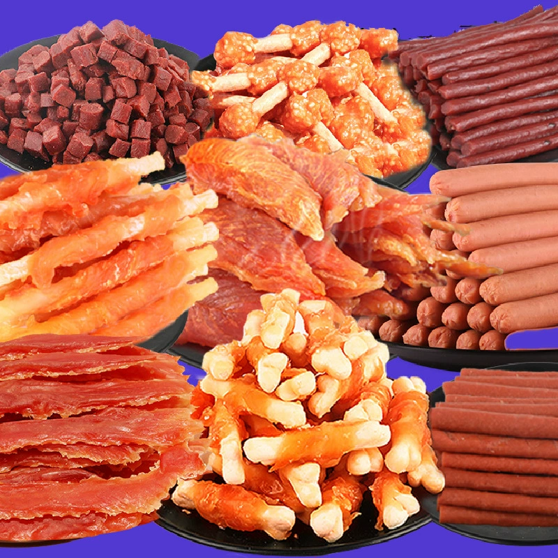 Собака Закуски Подарочный Пакет Куриная Грудь Коренные Закуски Для Собак Полоски Говядины Кальций Питание Собака Закуски