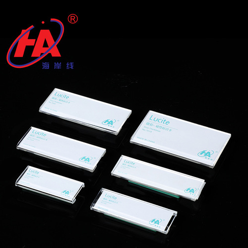 Manufacturer direct supply acrylic name badge transparent crystal high-gloss desk sign desk card seat sign display stand