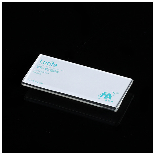 Manufacturer direct supply acrylic name badge transparent crystal high-gloss desk sign desk card seat sign display stand