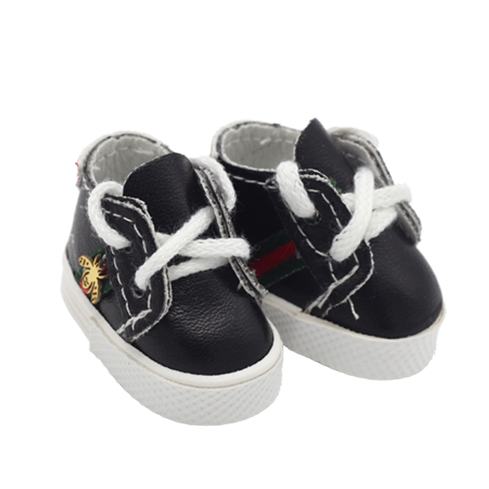 6 puntos bjd muñeca zapatos de cuero 15cm algodón Exo muñeca juguete ocio zapatillas 4*1,8 cm