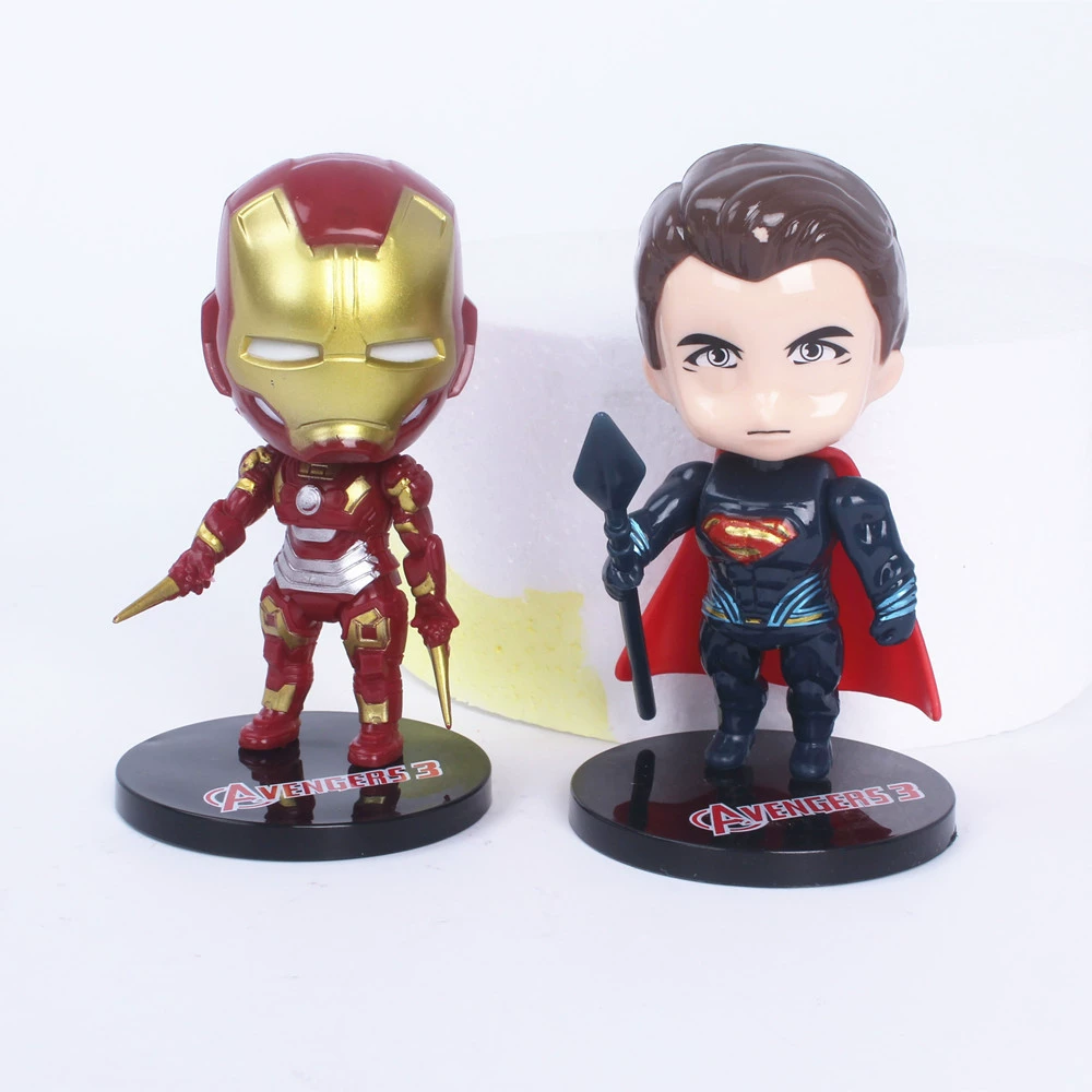 The Avengers, plastic heroes, set, doll, 6 pieces
