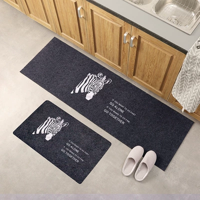 Avtomobil döşəmə paspasları – Can Be Shipped in One Piece - printed-grey-zebra-406040120