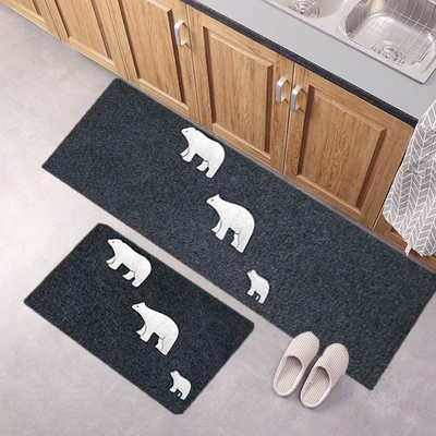 Avtomobil döşəmə paspasları | Can Be Shipped in One Piece - printed-three-bears-grizzly-bottom-406040120