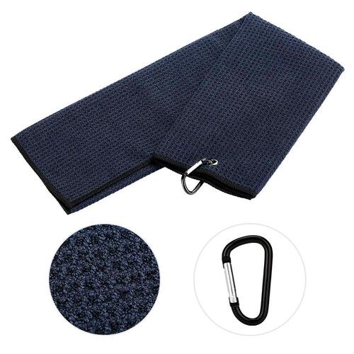 Cross-border hot selling golf cleaning towel delicate hook towel rag club wipe source factory dropshipping