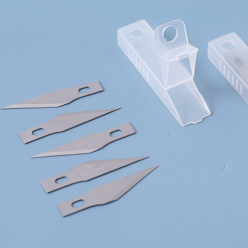 SK5手机贴膜雕刻刀片11#金属模型11号22.5°雕刻刀片替换刀片锋利